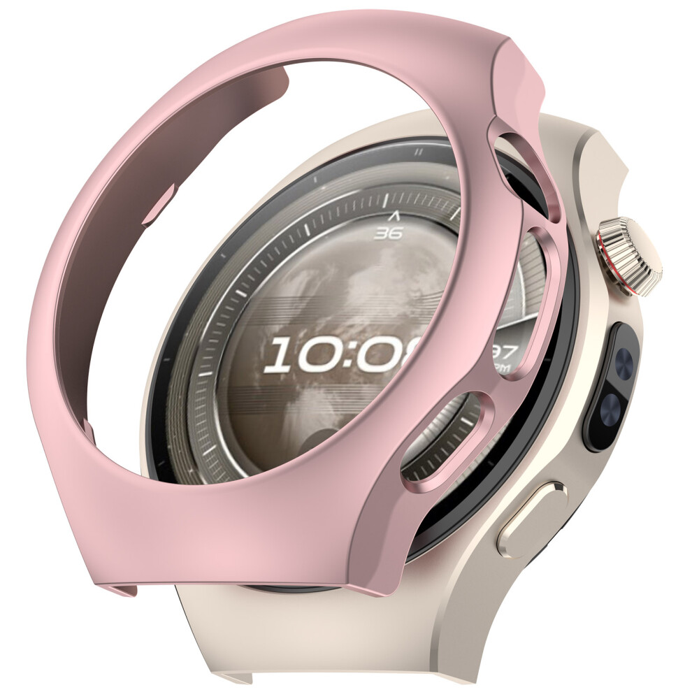 (Rose ) For Huawei Watch 5 46Mm Case Half-Wrapped Hollow Hard Pc Watch Cover Pink 6914286429933