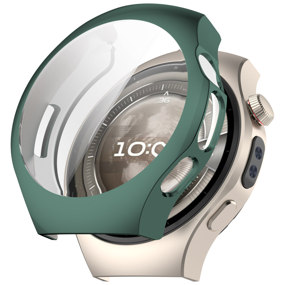 (Green) For Huawei Watch 5 46Mm Watch Case Full Coverage Flexible Tpu Electroplating Cover Green 6914286591555