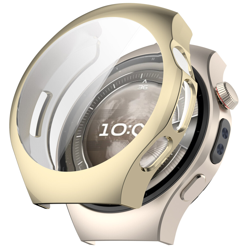 (Gold) For Huawei Watch 5 46Mm Watch Case Full Coverage Flexible Tpu Electroplating Cover Gold 6914282375890