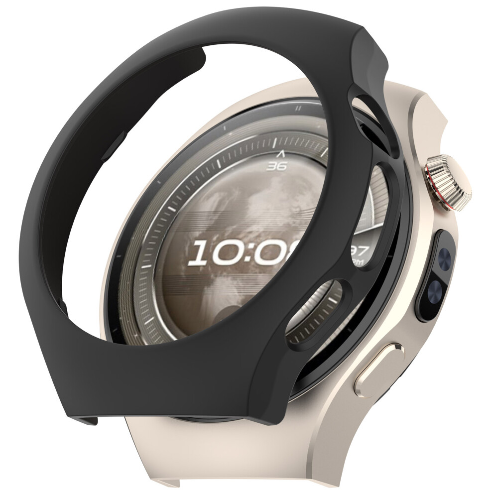 (Black) For Huawei Watch 5 42Mm Case Half-Wrapped Hollow Hard Pc Watch Cover Black 6914283956722