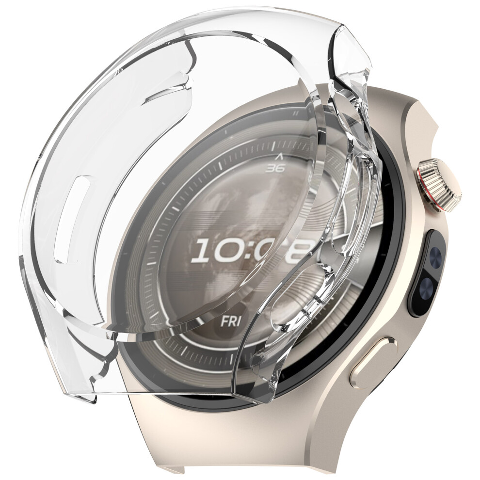 (Transparent) For Huawei Watch 5 42Mm Watch Case Full Coverage Flexible Tpu Electroplating Cover 6914284656508
