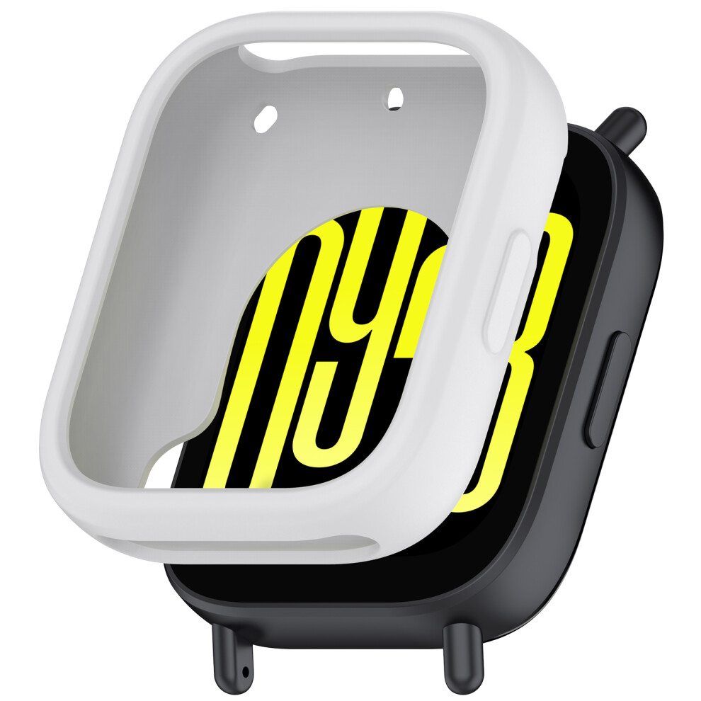 (Grey) For Xiaomi Redmi Watch 5 Lite Silicone Watch Case Shockproof Bumper Frame Grey 6914288203043