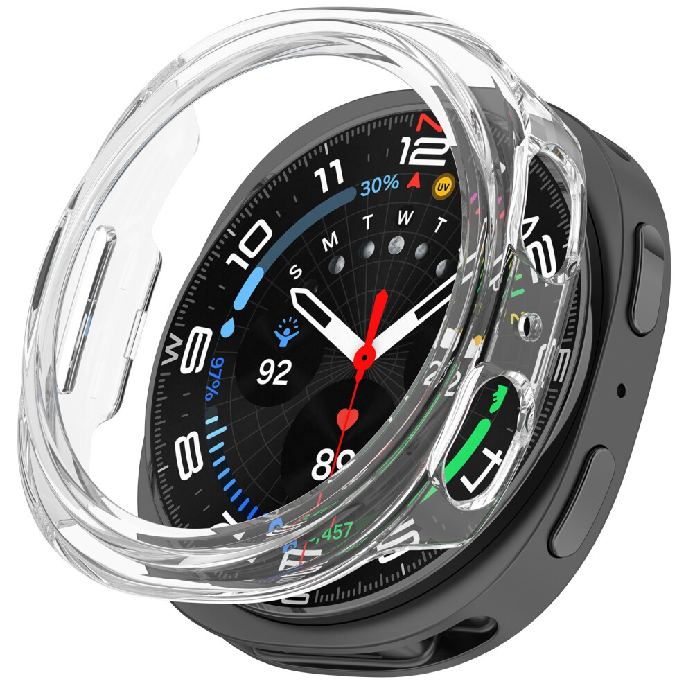 (Transparent) For Samsung Galaxy Watch8 40Mm Semi-Enclosed Watch Case Pc Protective Frame Light 6914286863775
