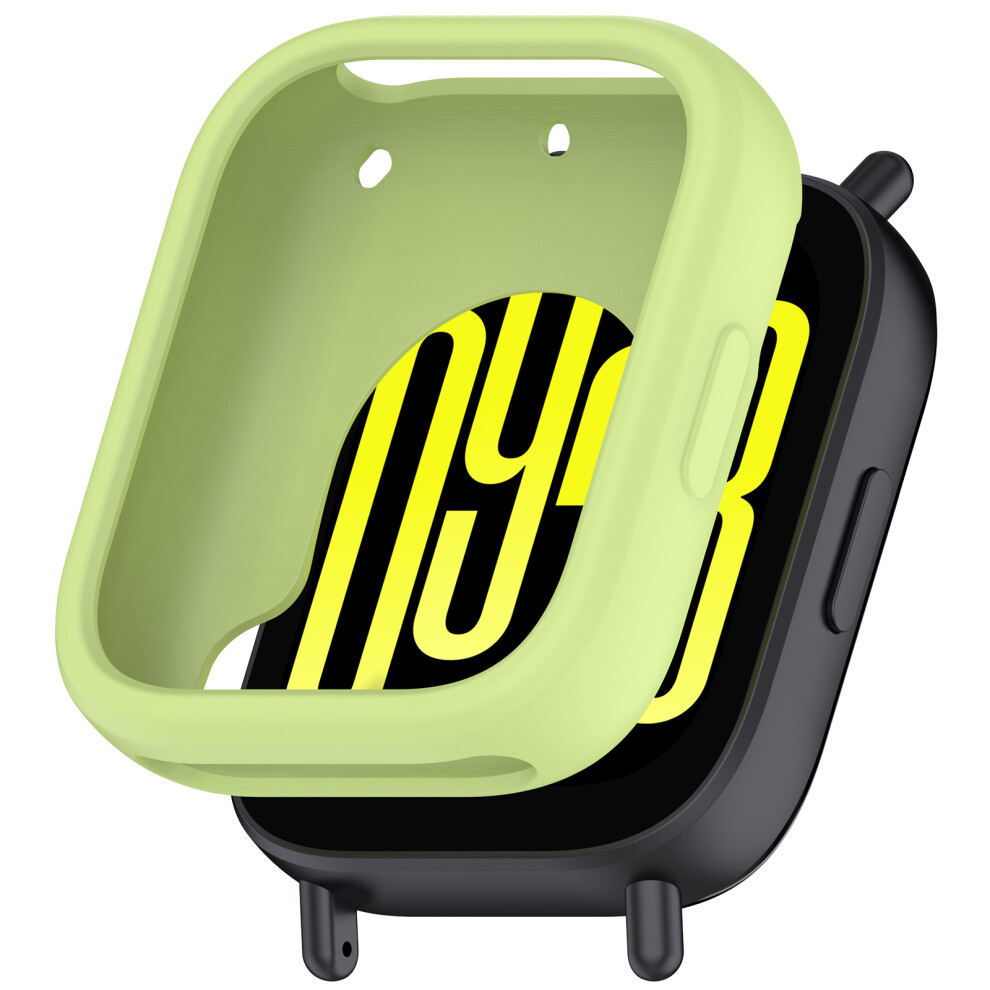 (Lime) For Xiaomi Redmi Watch 5 Active Silicone Watch Case Shockproof Bumper Frame 6914289497731