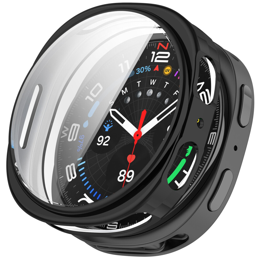 (Electroplating ) For Samsung Galaxy Watch8 40Mm Watch Case Full Protection Scratch Resistant Tpu Cover Black 6914286527998