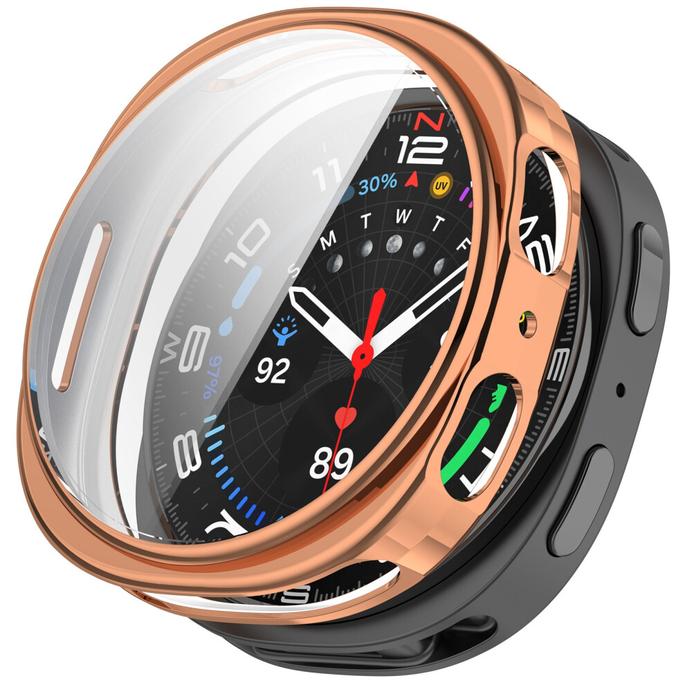 (Electroplating Rose ) For Samsung Galaxy Watch8 40Mm Watch Case Full Protection Scratch Resistant Tpu Cover Gold 6914281160558