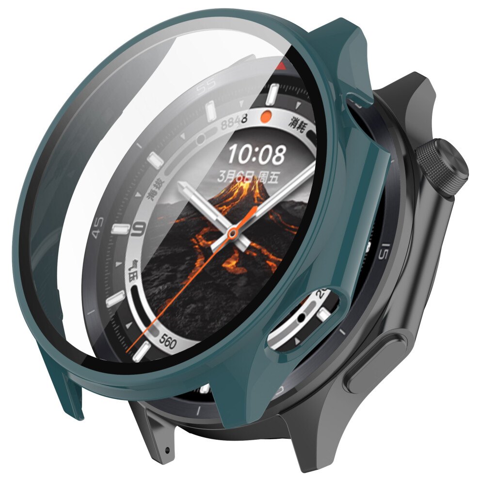 (Green) For Oppo Watch X2 / Oneplus Watch 3 46Mm Watch Case Wanlonfeng Pc Frame Cover With Tempered Glass Screen Protector Green 6914288003711
