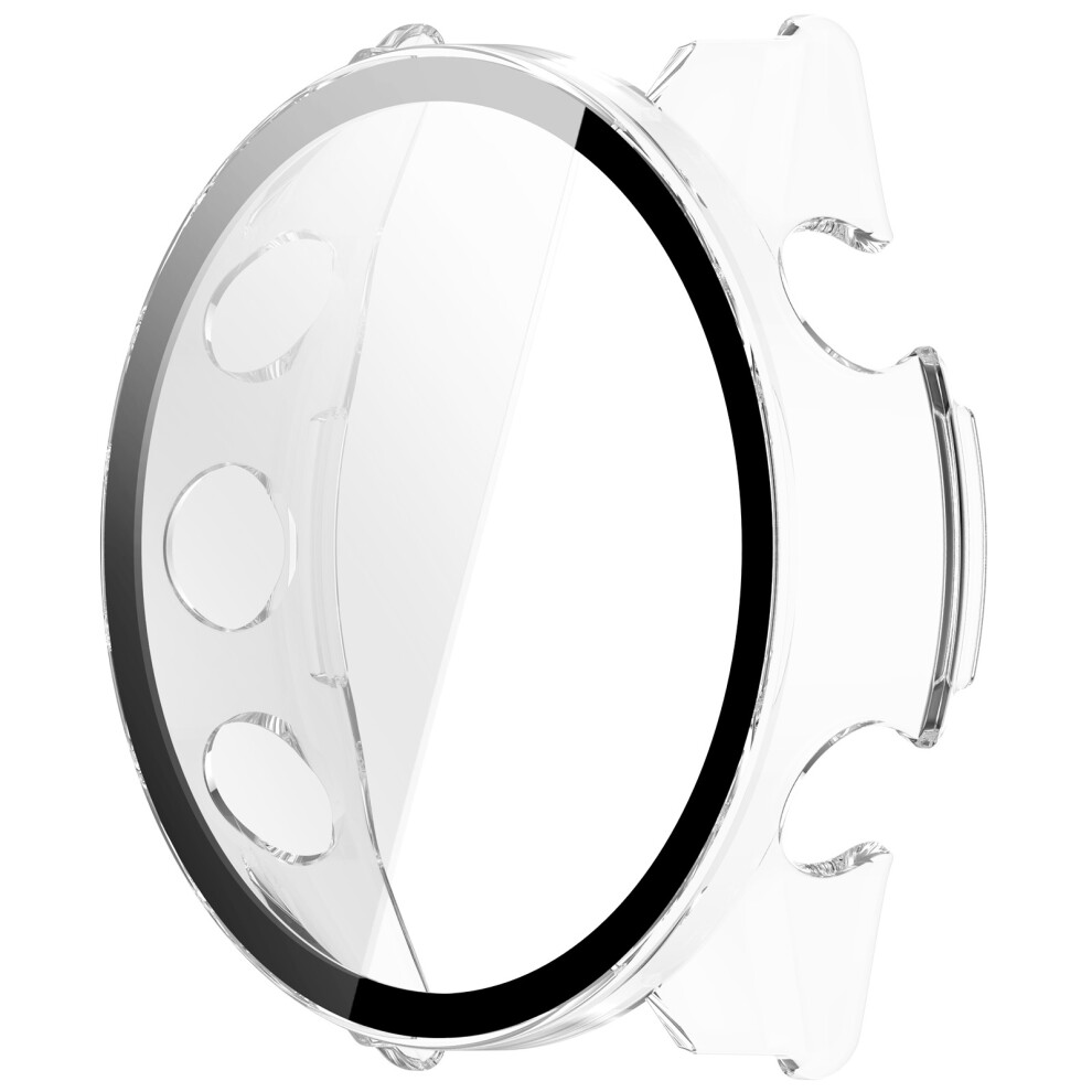 (Transparent) For Garmin Forerunner 970 Hard Pc Watch Protective Case With Tempered Glass Film 6914285706011