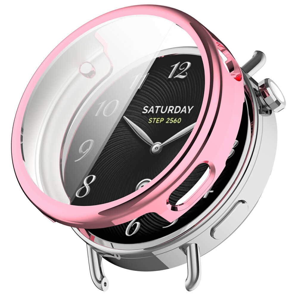 (Pink) For Xiaomi Watch S4 41Mm Watch Case Full Protection Scratch Resistant Tpu Cover Pink 6914289911183