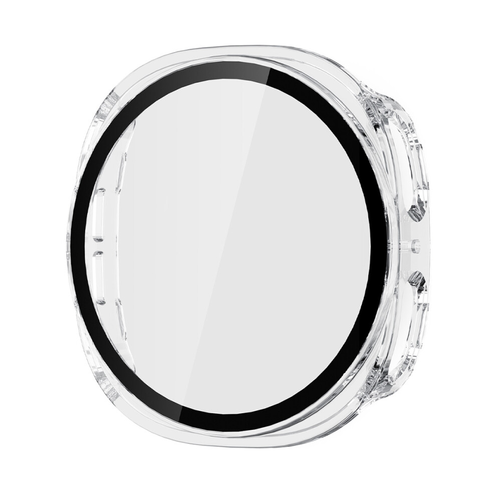 (Transparent) For Samsung Galaxy Watch8 40Mm Watch Case Enkay Hat Prince Rubberized Hard Pc Cover With Tempered Glass 6914289045277