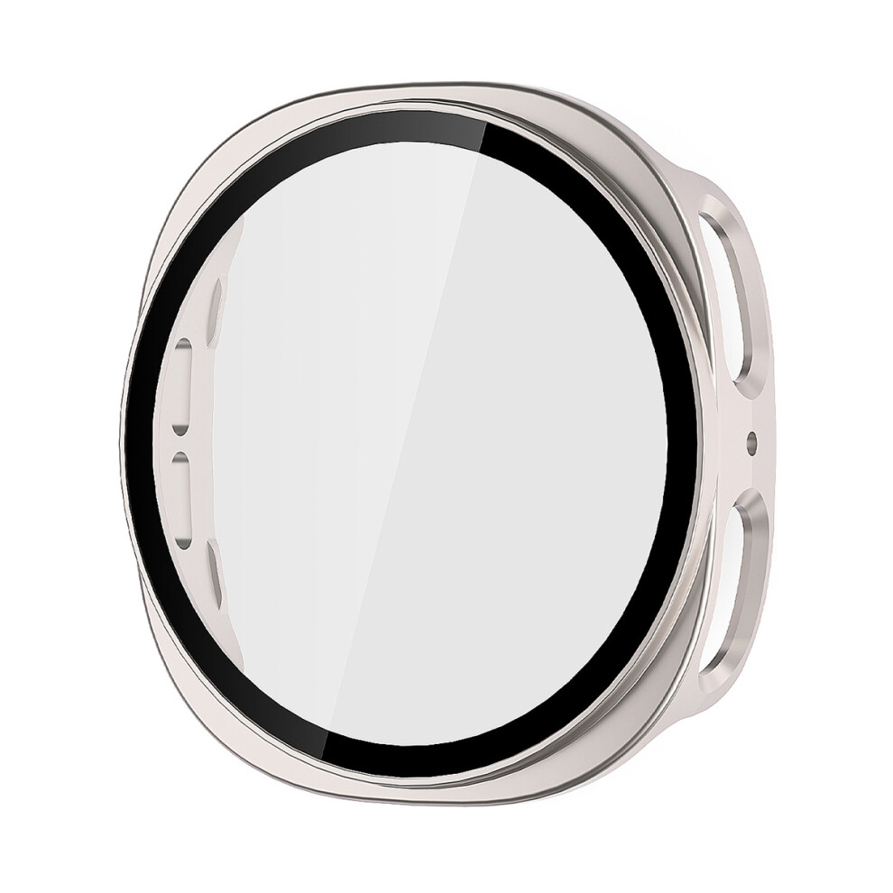 (Starlight) For Samsung Galaxy Watch8 40Mm Watch Case Enkay Hat Prince Rubberized Hard Pc Cover With Tempered Glass 6914282098300