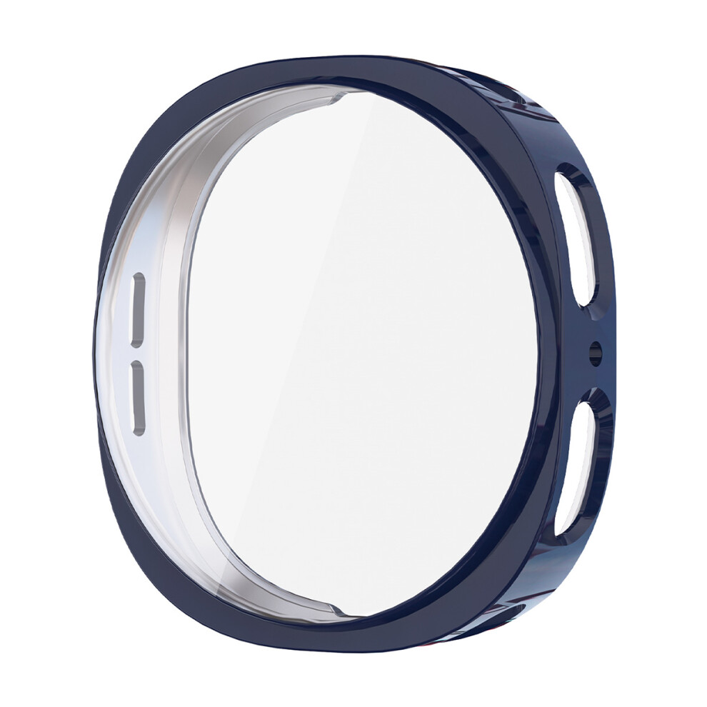 ( Blue) For Samsung Galaxy Watch8 44Mm Tpu Watch Case Enkay Hat Prince Electroplating Watch Cover With Screen Protector Dark/Blue 6914289458510