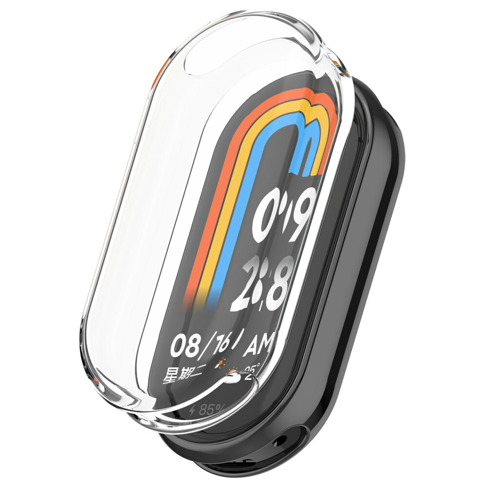 For Xiaomi Smart Band 10 Ceramic / 9 Ceramic / 8 Watch Case Transparent Tpu Full Cover Protector 6914287801790