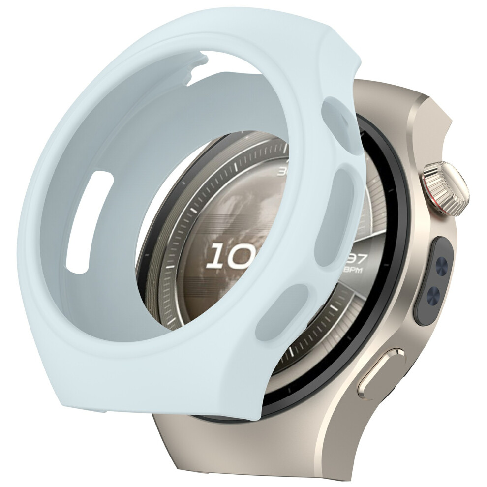 (Baby ) For Huawei Watch 5 42Mm Watch Case Silicone Shockproof Bumper Frame Blue 6914289644241