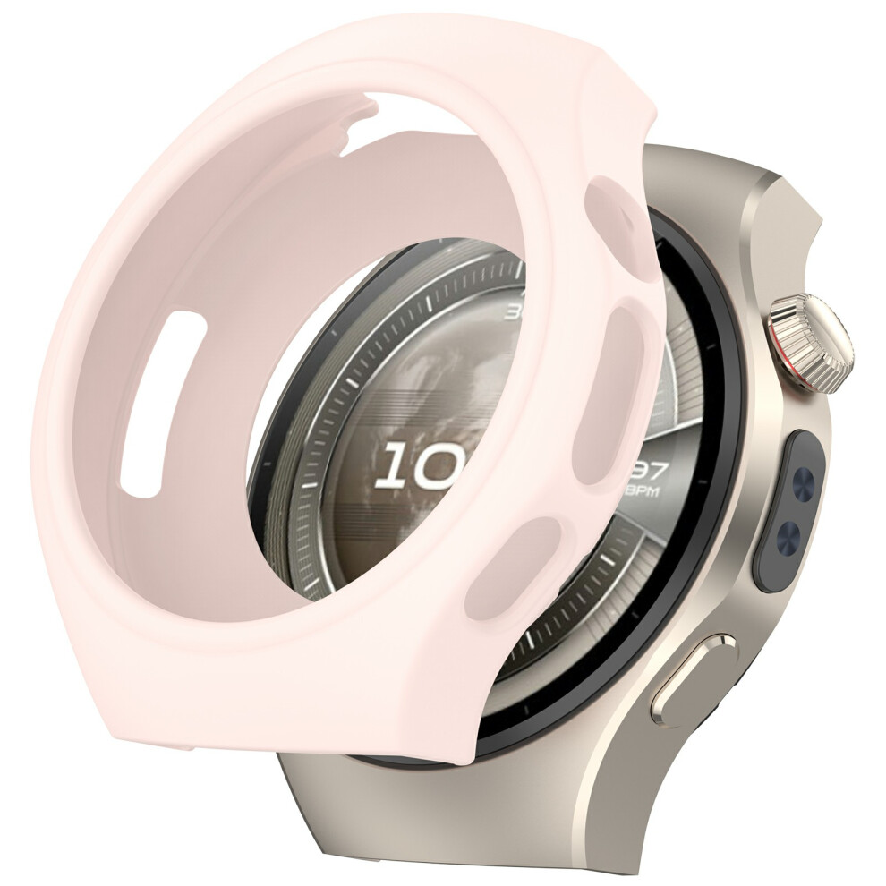 ( Pink) For Huawei Watch 5 42Mm Watch Case Silicone Shockproof Bumper Frame Light/Pink 6914280325514