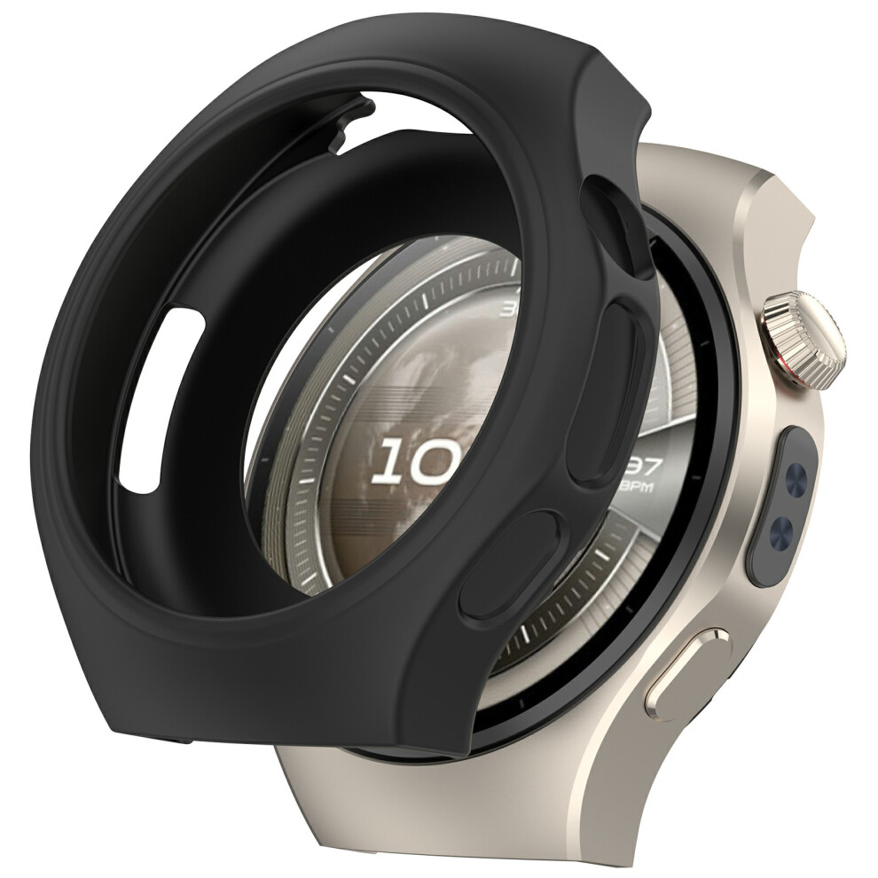 (Black) For Huawei Watch 5 42Mm Watch Case Silicone Shockproof Bumper Frame Black 6914284217396