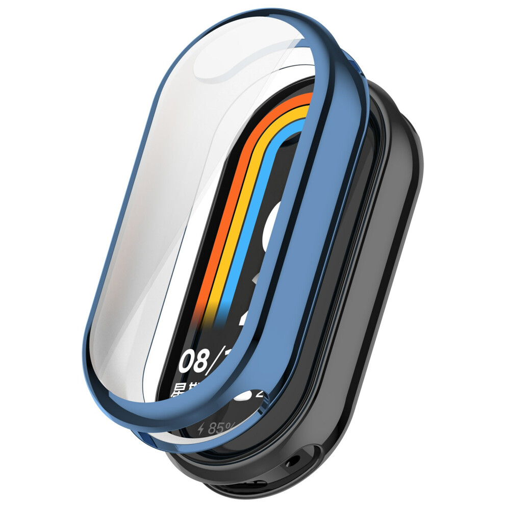 (Blue) For Xiaomi Smart Band 10 / 10 Nfc Watch Case Electroplating Full Wrapped Tpu Cover Blue 6914283929627