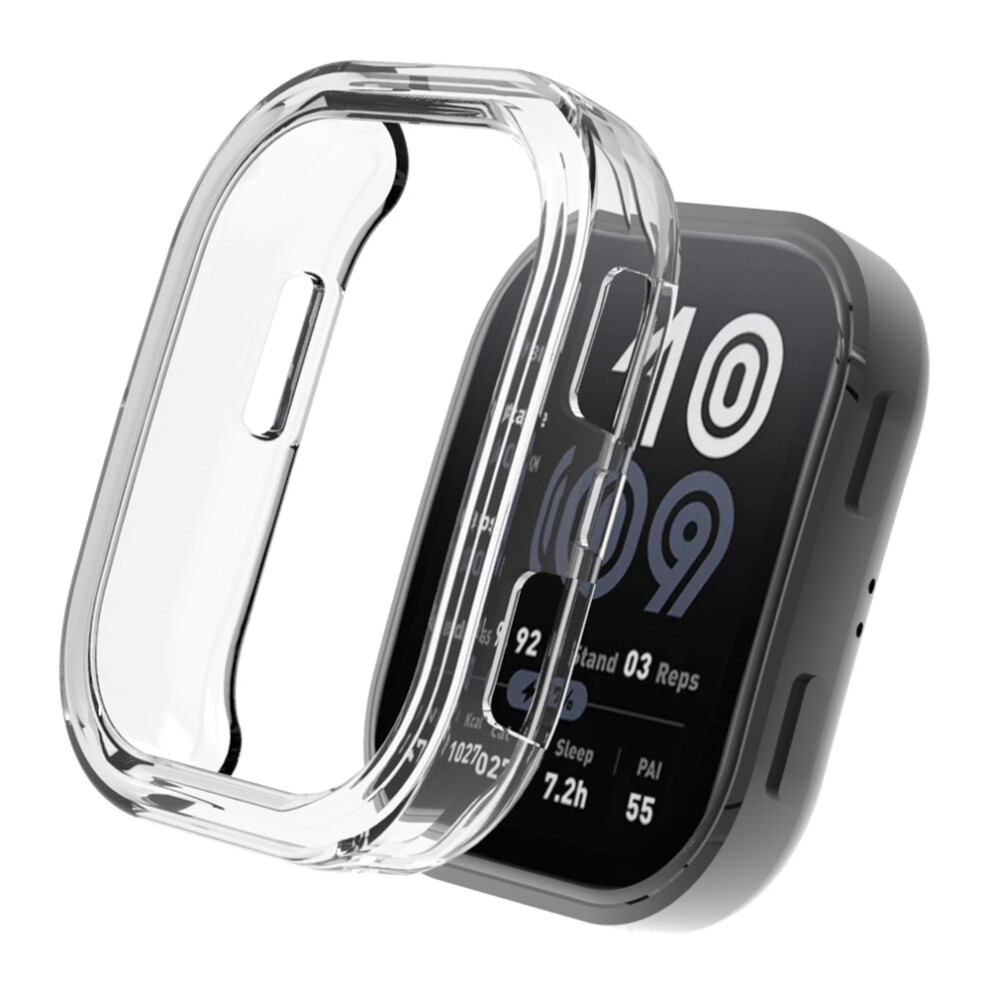 (Transparent) For Huami Amazfit Bip 6 Protective Watch Case Soft Tpu Hollow Out Cover 6914288203692