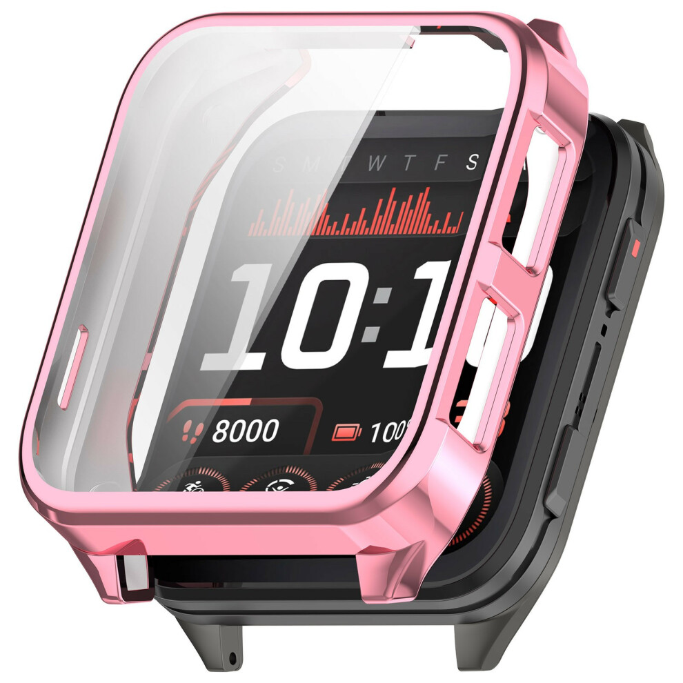 (Electroplating ) For Garmin Venu X1 Watch Case Full Protection Scratch Resistant Tpu Cover Pink 6914286139337