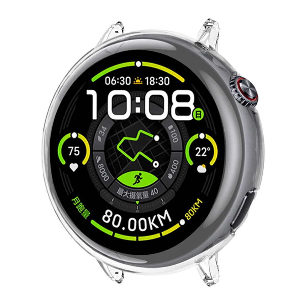 (Transparent) For Vivo Watch 5 / Iqoo Watch 5 Watch Case Hollow Pc Watch Protective Cover 6914283040766