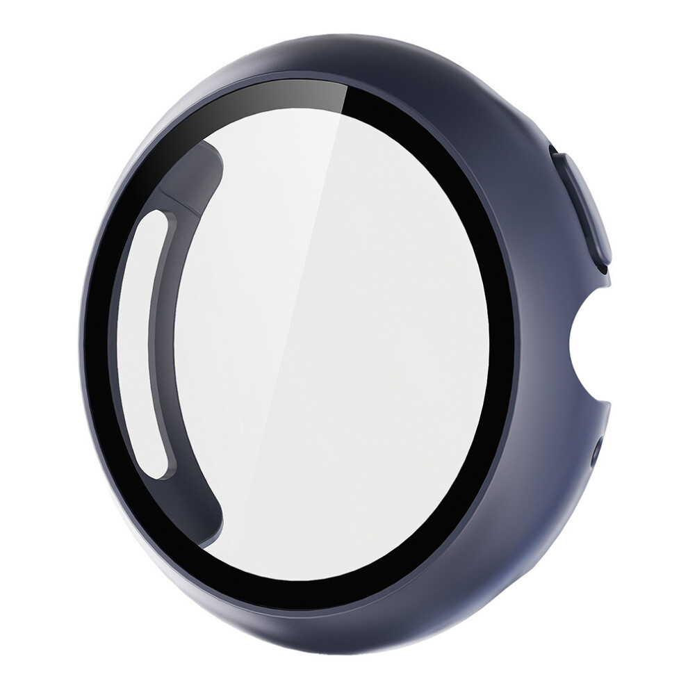 (Midnight ) For Google Pixel Watch 4 45Mm Hard Pc Watch Protective Case With Tempered Glass Film Blue 6914286536150