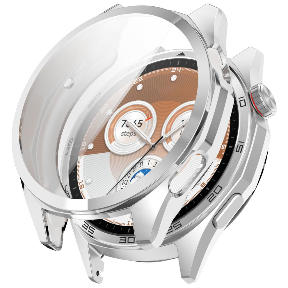 (Electroplating ) For Huawei Watch Gt 6 46Mm Watch Case Full Protection Scratch Resistant Tpu Cover Silver 6914289948691