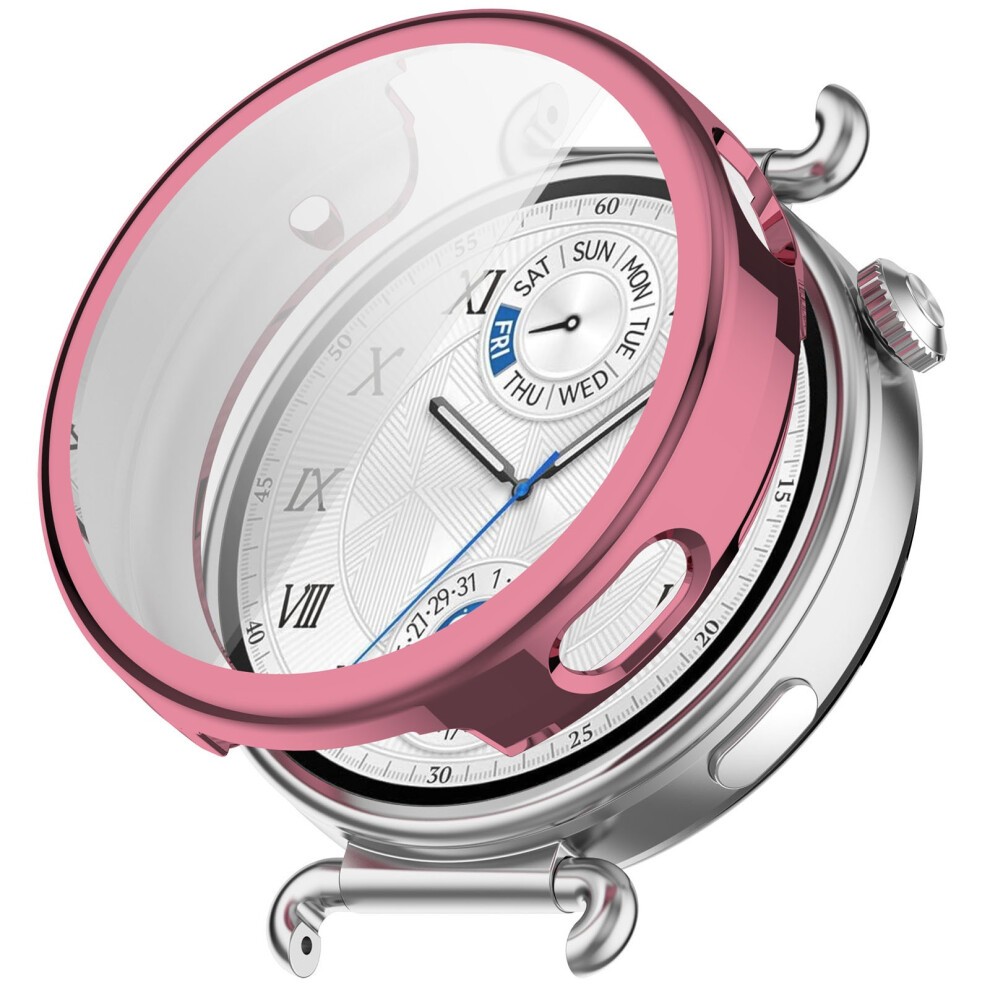 (Electroplating ) For Huawei Watch Gt 6 41Mm Watch Case Full Protection Scratch Resistant Tpu Cover Pink 6914281028490