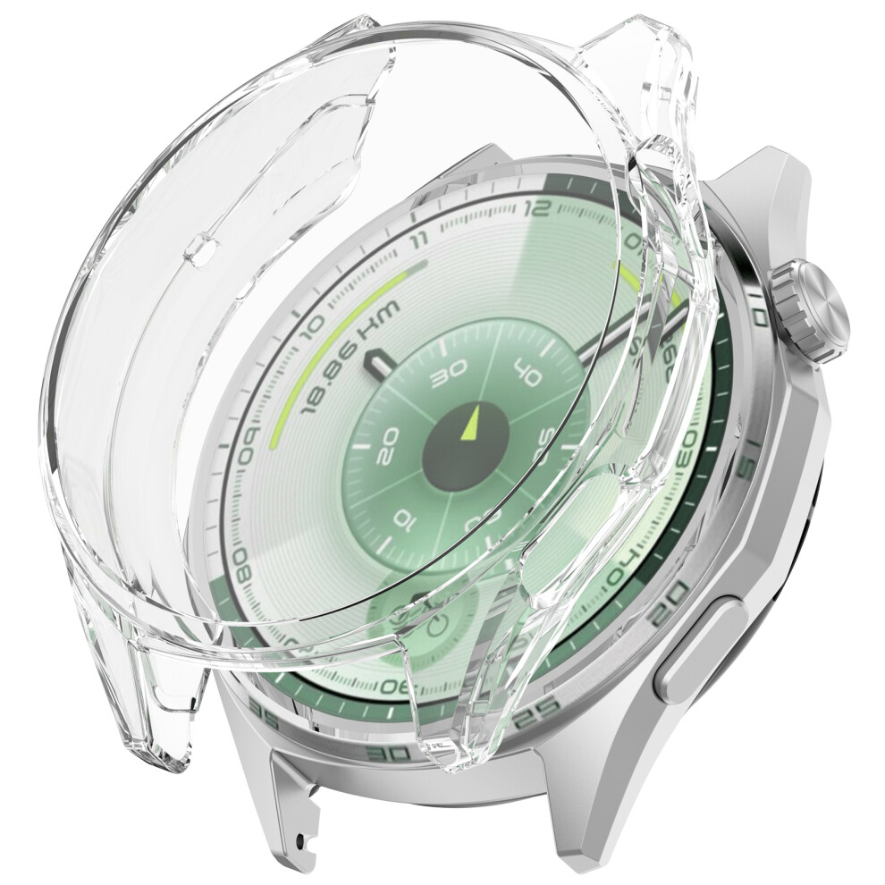 For Huawei Watch Gt 6 46Mm Tpu Watch Protective Case Full Coverage Shockproof Watch Cover - Transparent 6914289316629