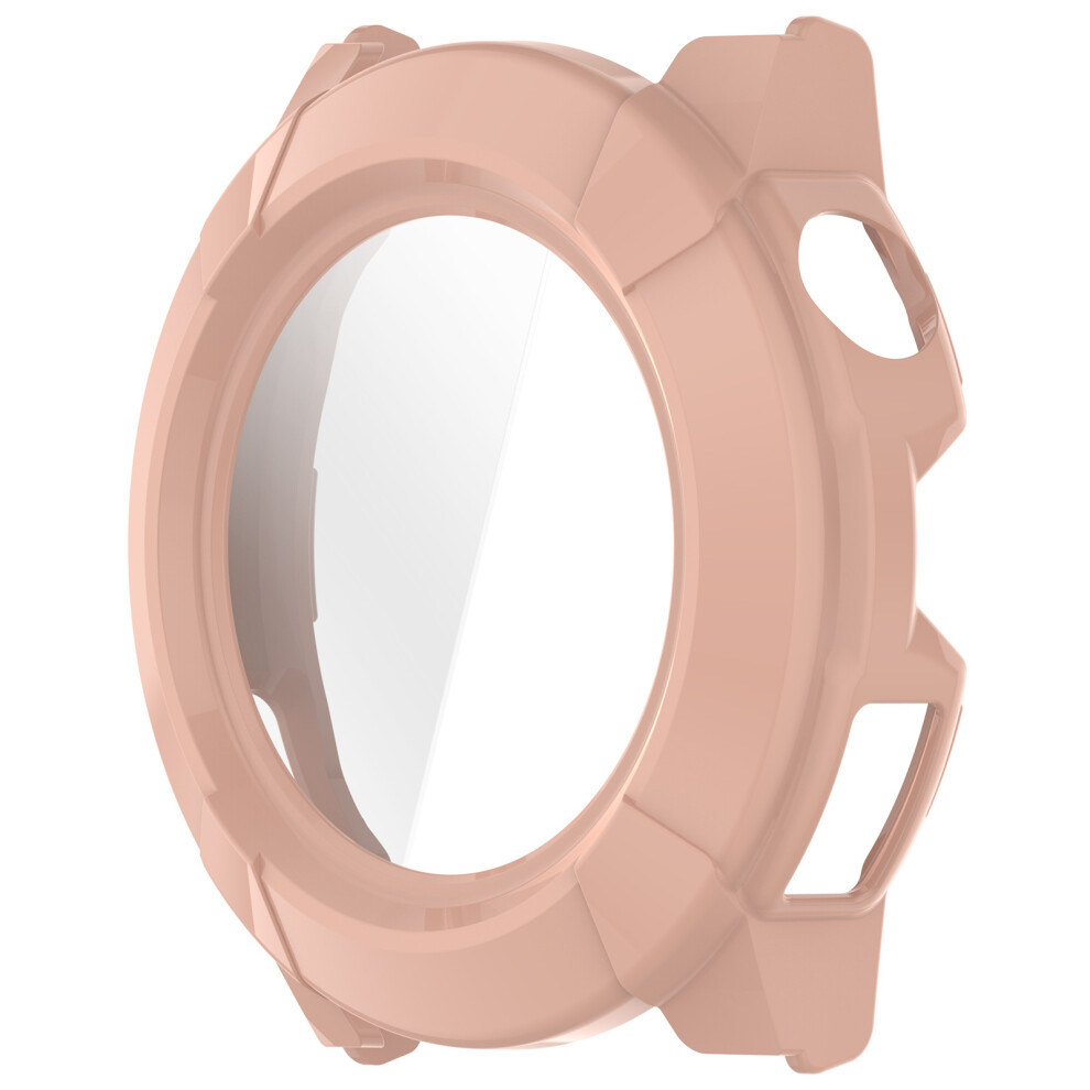 (Pink) For Coros Nomad Hard Pc Watch Protective Case With Tempered Glass Film Pink 6914285381843