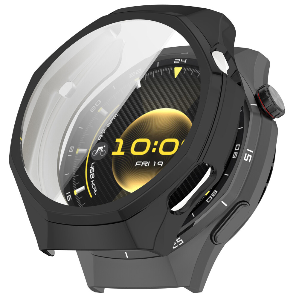 (Black) For Huawei Watch Gt 6 Pro 46Mm Watch Case Full Coverage Flexible Tpu Electroplating Cover Black 6914286982315