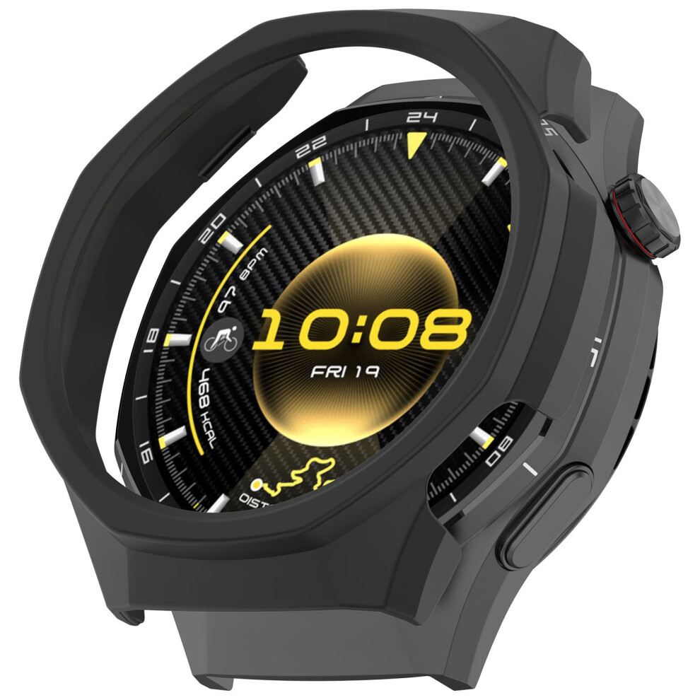 (Black) For Huawei Watch Gt 6 Pro 46Mm Case Semi-Enclosed Pc Protective Watch Frame Black 6914287475410