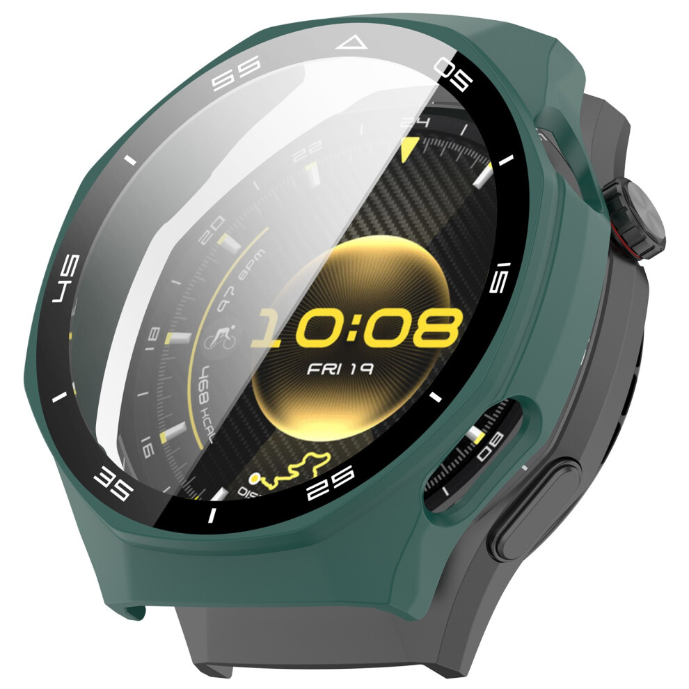 (Green) For Huawei Watch Gt 6 Pro 46Mm Protective Case Pc Tempered Glass Watch Cover With Scale Green 6914280418681