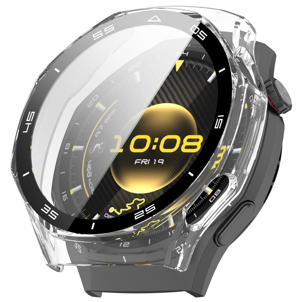 (Transparent) For Huawei Watch Gt 6 Pro 46Mm Protective Case Pc Tempered Glass Watch Cover With Scale 6914282822998