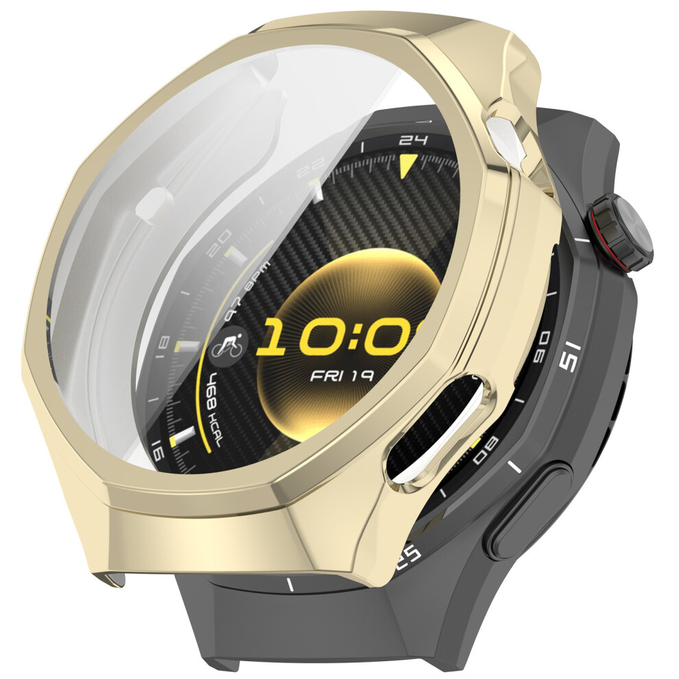 ( Gold) For Huawei Watch Gt 6 Pro 46Mm Full Coverage Tpu Watch Cover Electroplated Protective Case Light/Gold 6914280268699