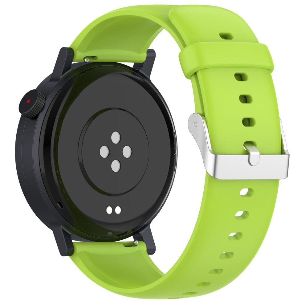 (Lime) Smartwatch Band For Nothing Cmf Watch 3 Pro / Watch Pro 2 / Watch Pro Silicone Wrist Strap With Buckle Silver 6914286065933