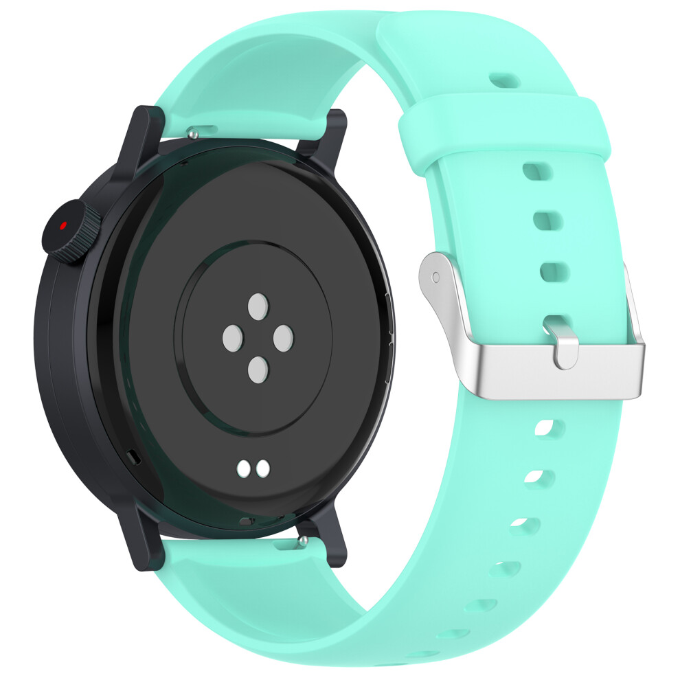 (Teal) Smartwatch Band For Nothing Cmf Watch 3 Pro / Watch Pro 2 / Watch Pro Silicone Wrist Strap With Silver Buckle Blue,Silver 6914282390152