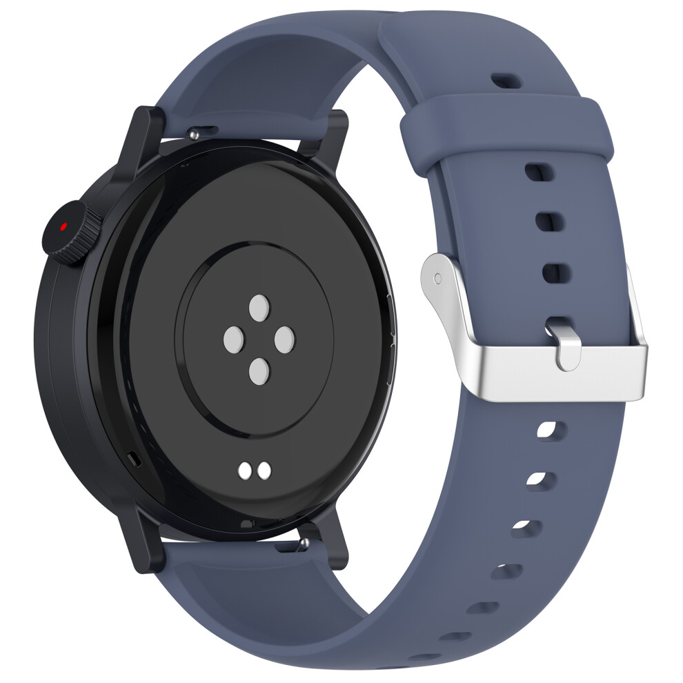 (Blue) Smartwatch Band For Nothing Cmf Watch 3 Pro / Watch Pro 2 / Watch Pro Silicone Wrist Strap With Silver Buckle Blue,Silver 6914283349920
