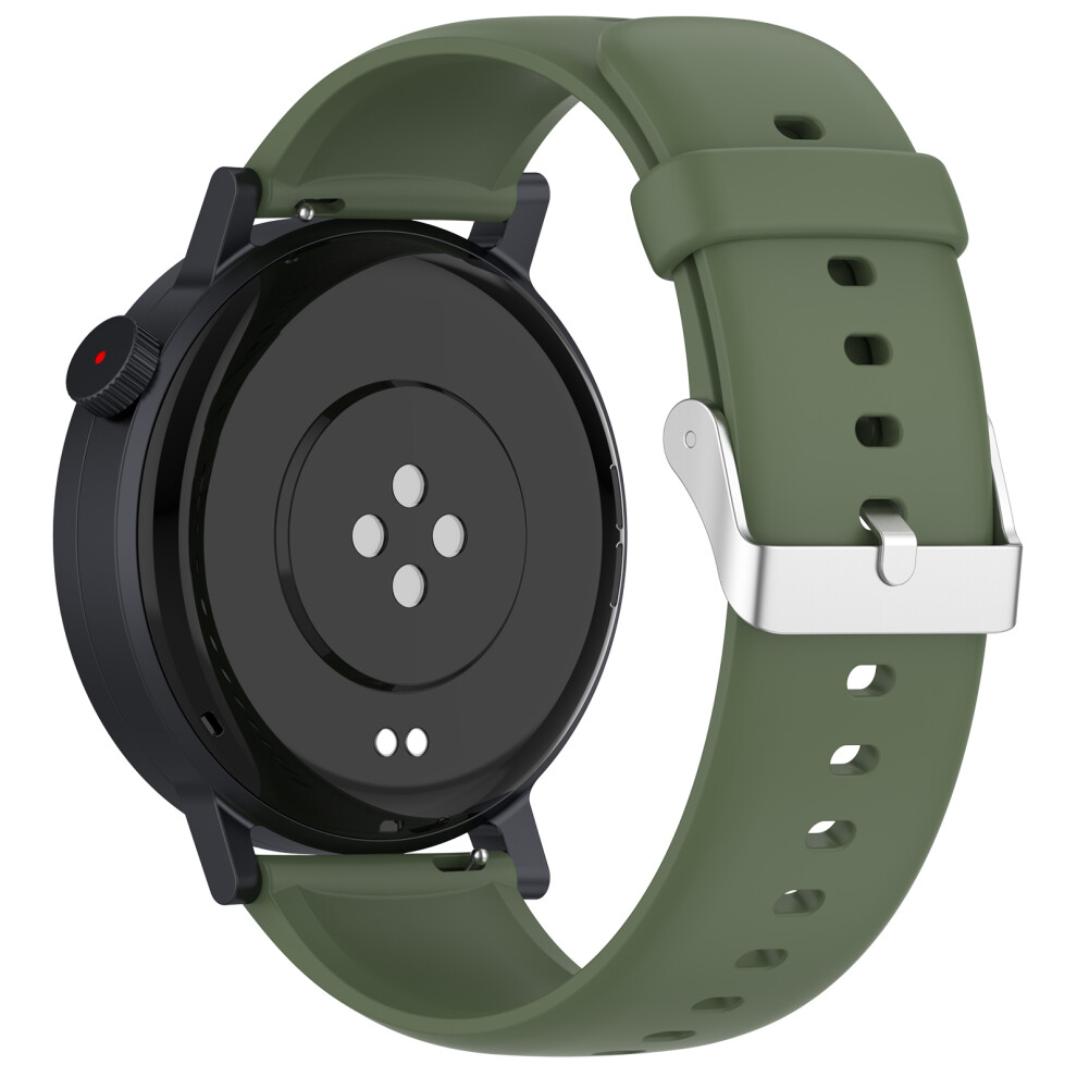 (Dark ) Replacement Strap For Nothing Cmf Watch 3 Pro / Huawei Watch 3 / 3 Pro / 3 Pro New Silicone Watch Band With Stainless Steel Buckl Green 6914287917934