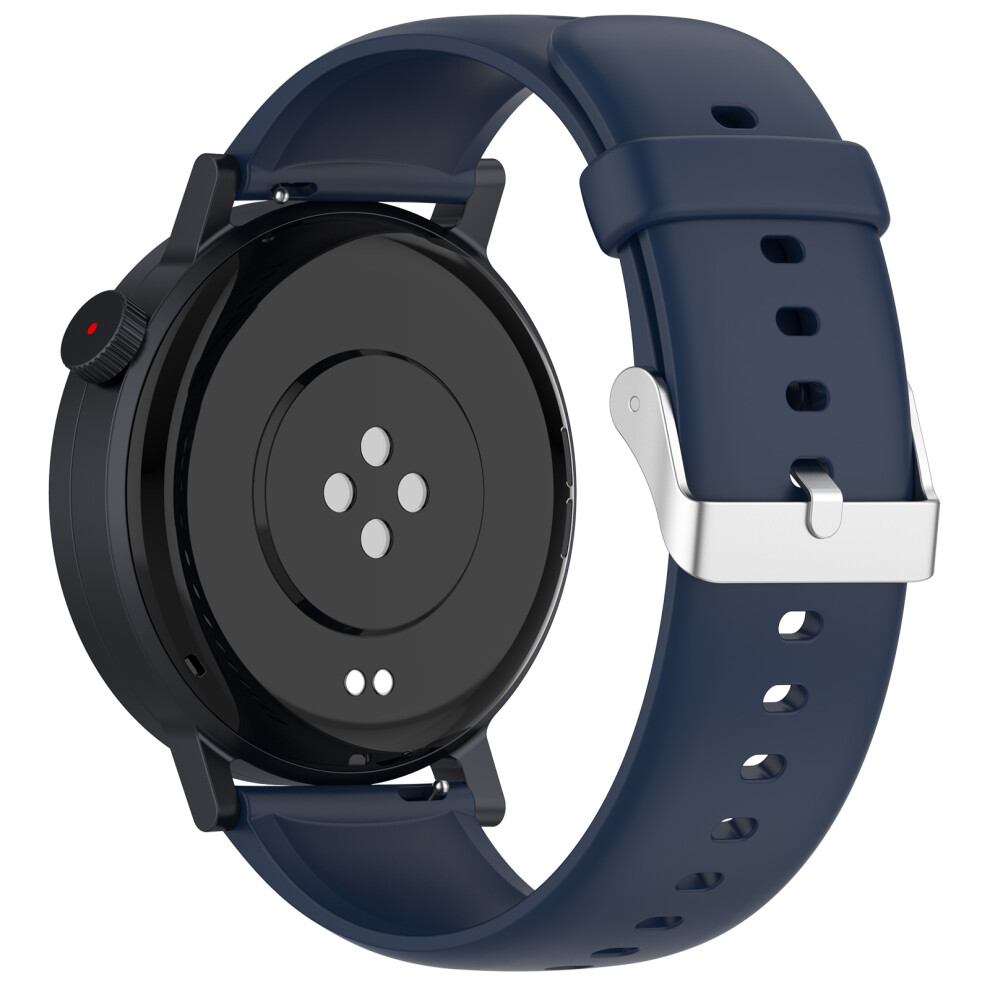 (Navy ) Replacement Strap For Nothing Cmf Watch 3 Pro / Huawei Watch 3 / 3 Pro / 3 Pro New Silicone Watch Band With Stainless Steel Buckl Blue 6914287390317