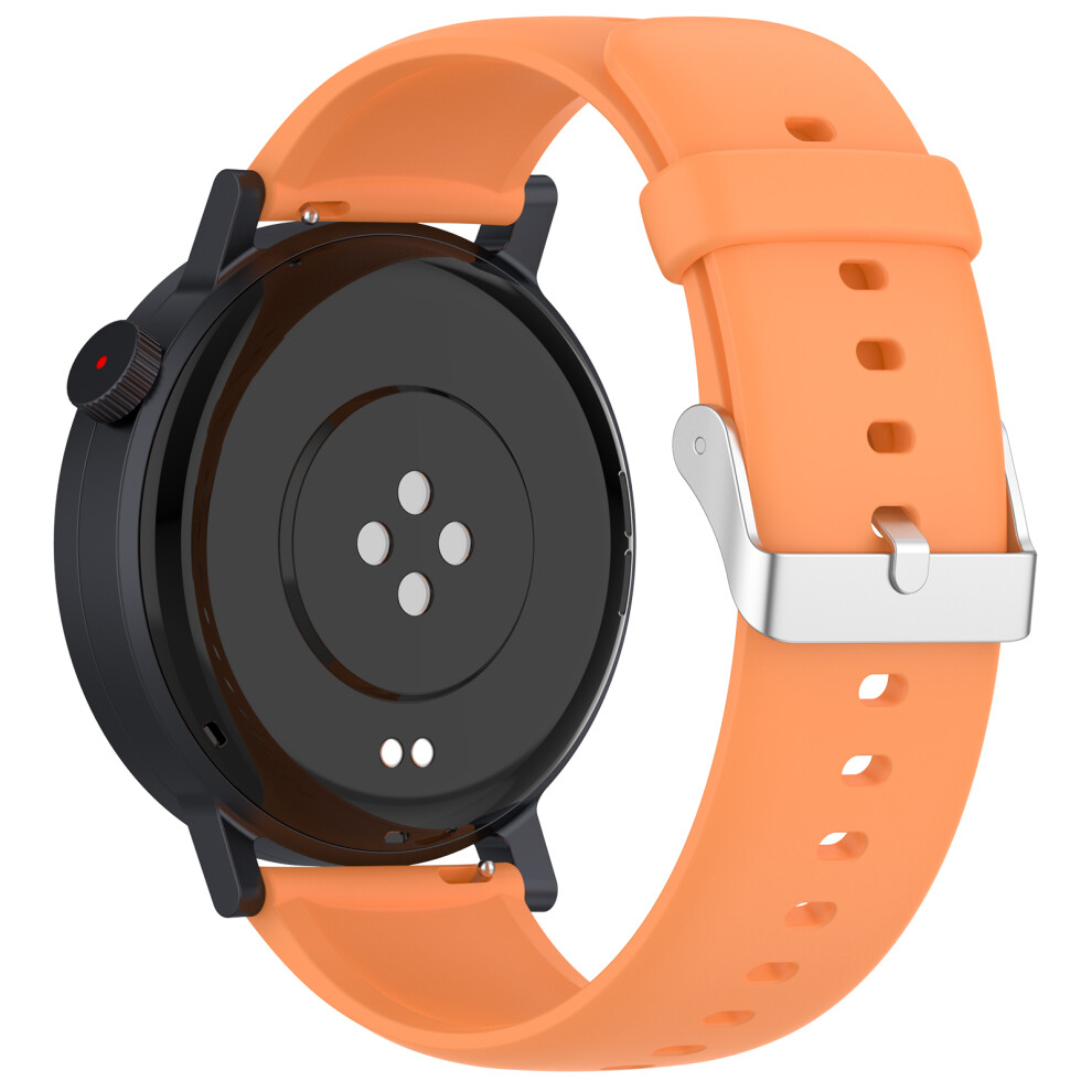 (Orange) Replacement Strap For Nothing Cmf Watch 3 Pro / Huawei Watch 3 / 3 Pro / 3 Pro New Silicone Watch Band With Stainless Steel Buckl Orange 6914287390997