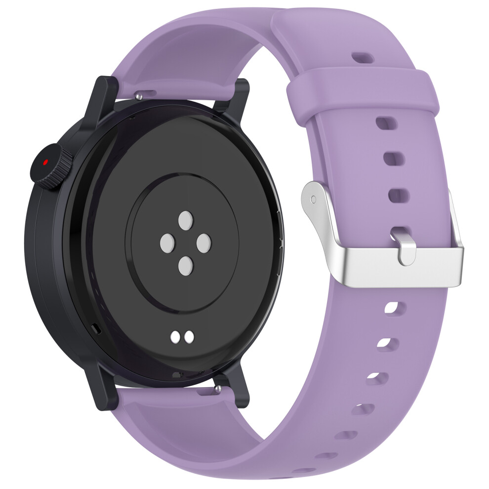 (Light ) Replacement Strap For Nothing Cmf Watch 3 Pro / Huawei Watch 3 / 3 Pro / 3 Pro New Silicone Watch Band With Stainless Steel Buckl Purple 6914287957350