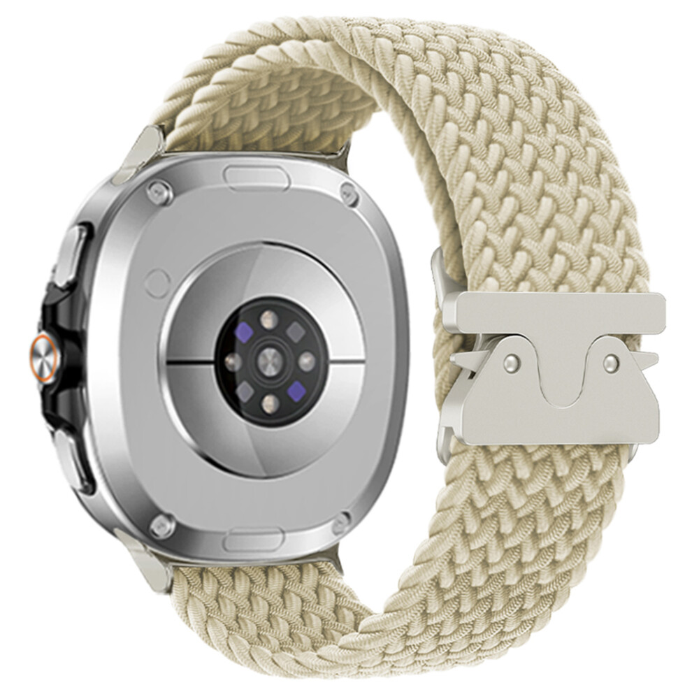 (Starlight) Nylon Watch Band For Samsung Galaxy Watch8 44Mm / 40Mm / Watch8 Classic 46Mm Braided Replacement Strap 6914283692781