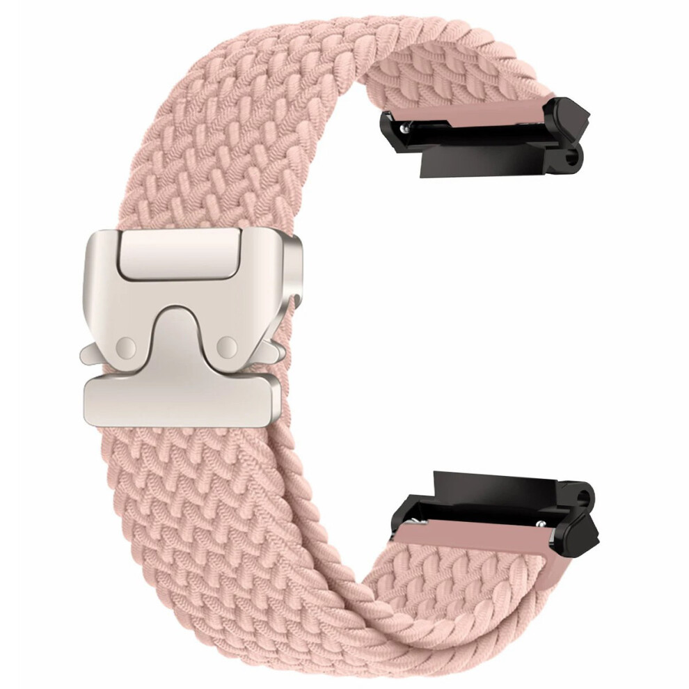 (Pink) For Huami Amazfit T-Rex 2 Nylon Watch Band Braided Replacement Strap Pink 6914284077297