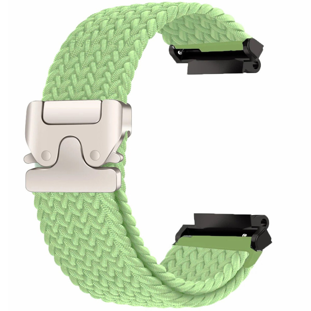 (Mint ) For Huami Amazfit T-Rex Pro A1918 Nylon Watch Band Braided Replacement Strap Green 6914286878069