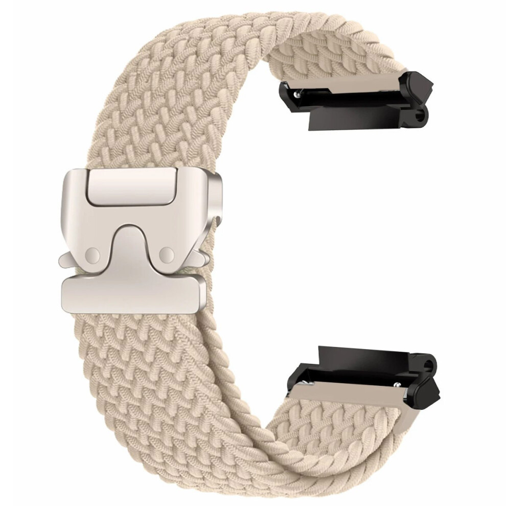 (Apricot) For Huami Amazfit T-Rex Pro A1918 Nylon Watch Band Braided Replacement Strap 6914282738213