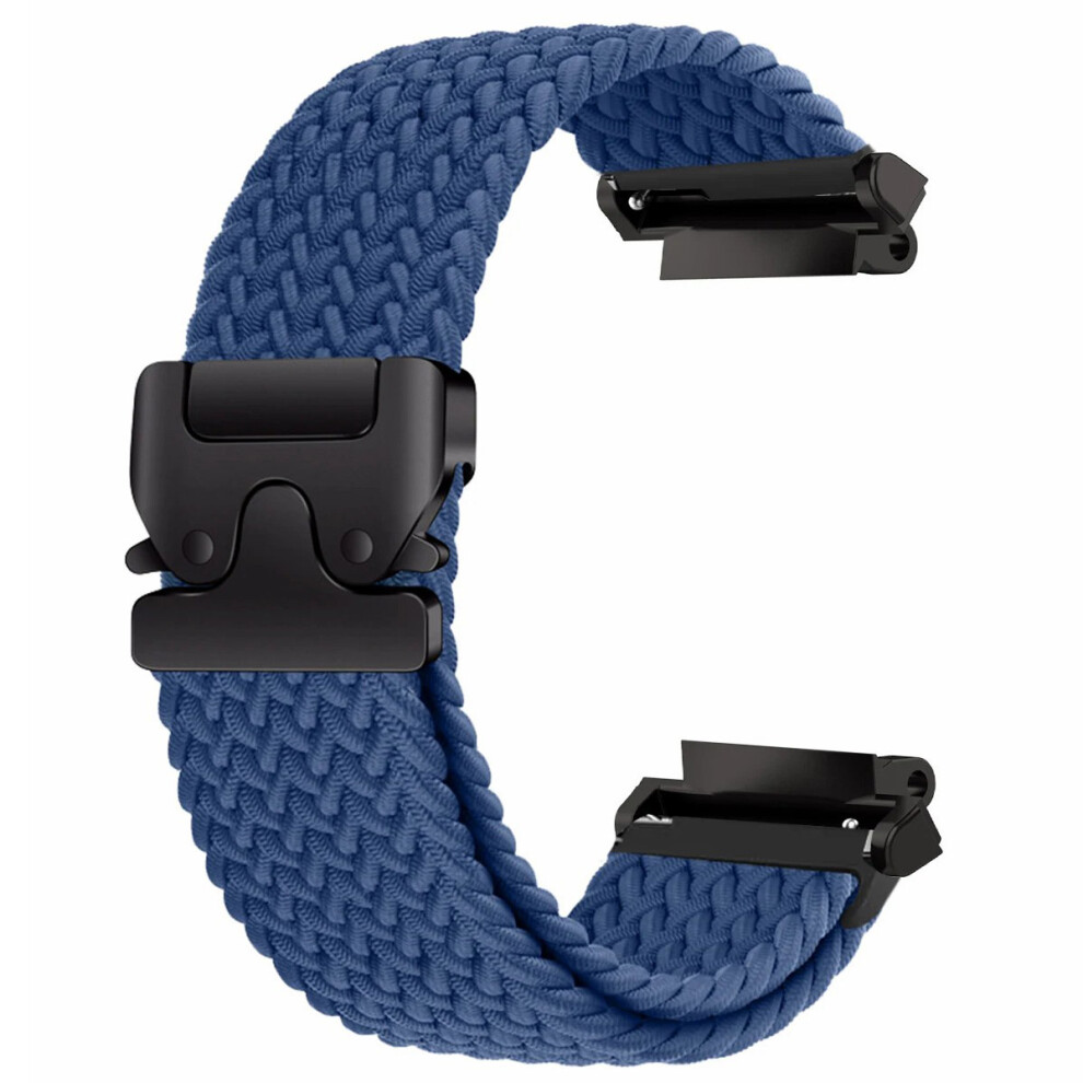 (Blue) For Huami Amazfit T-Rex 3 A2322 Nylon Watch Band Braided Replacement Strap Blue 6914280957418