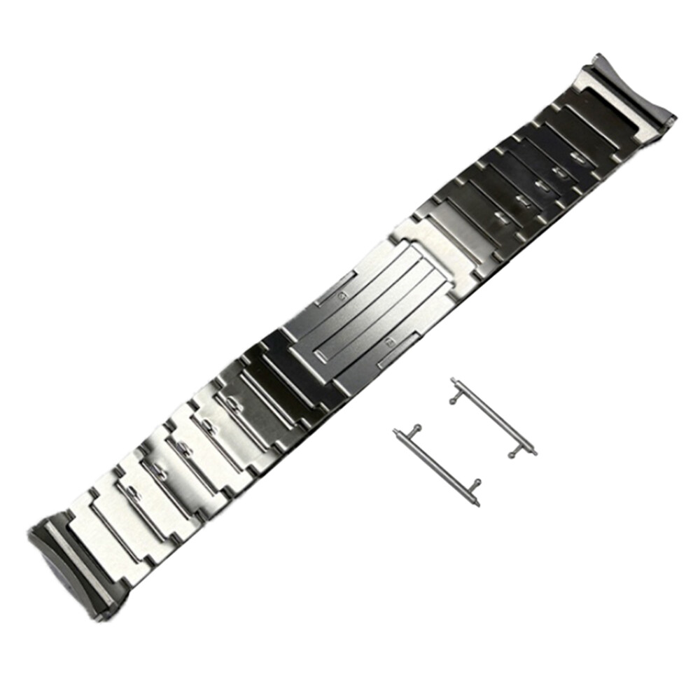 For Huawei Watch 5 46Mm Titanium Alloy Watch Band Detachable Curved One-Bead Clasp Strap 6914288331944