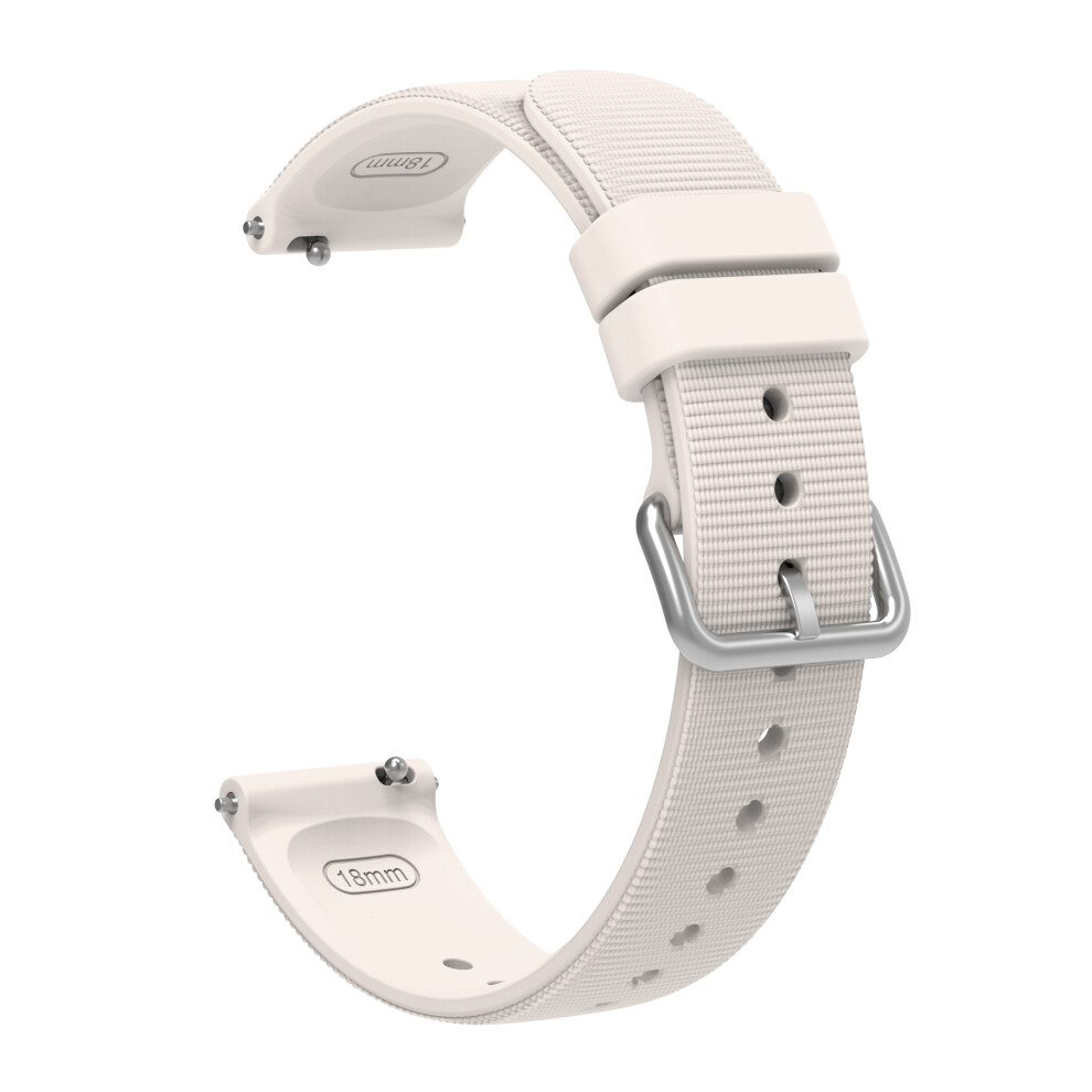 (Starlight) For Xiaomi Watch S4 41Mm Watch Band 18Mm Textured Silicone Strap 6914283404117