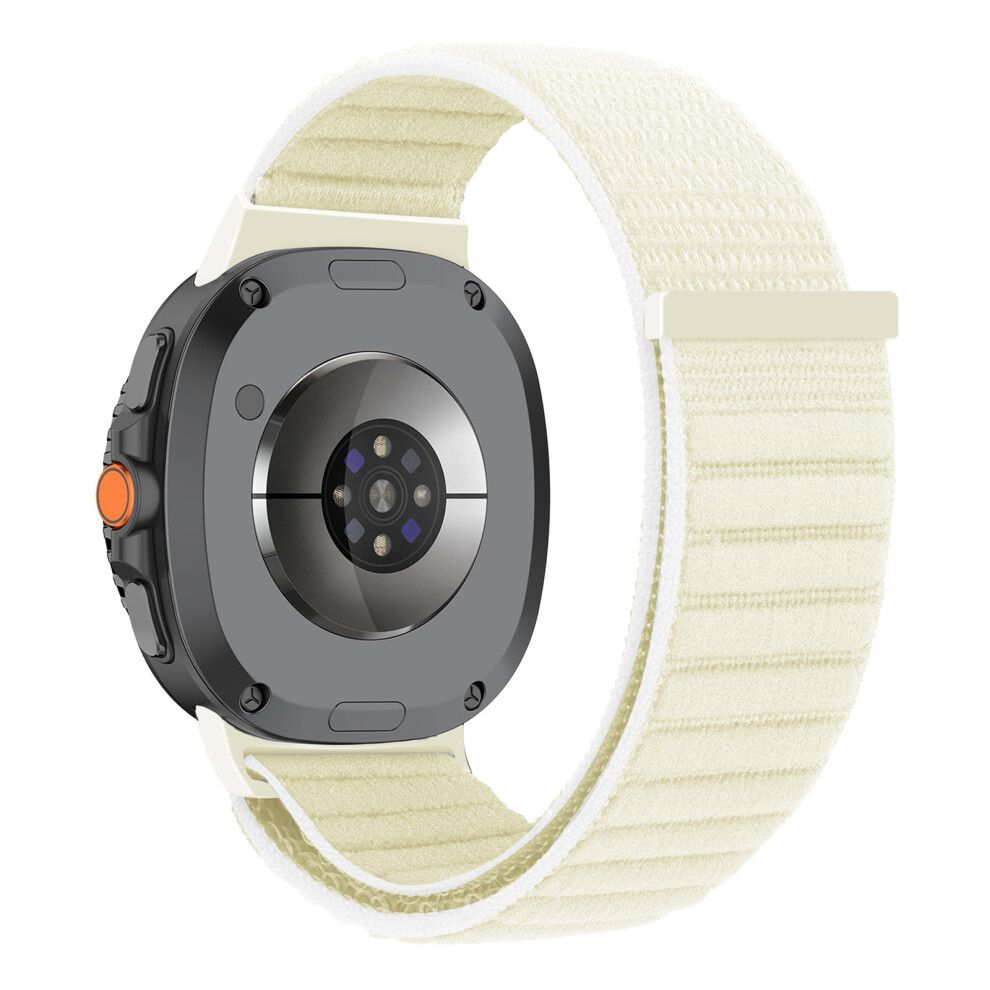 (Starlight) Watch Band For Samsung Galaxy Watch8 44Mm / 40Mm / Watch8 Classic 46Mm Matching Color Connector Nylon Braided Loop Wave Patte 6914281766910