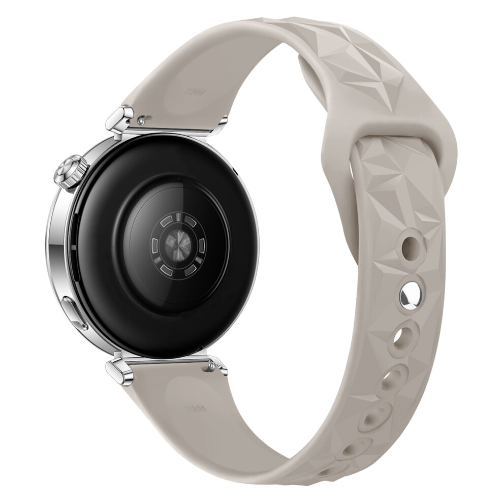 (Starlight) For Huawei Watch Gt 5 41Mm Watch Band 18Mm Ice Crystal Silicone Strap 6914285932342